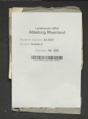 Ausgabenbelege der Nachlasskommission Maximilian Friedrichs: Nr. 101-200