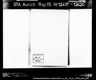 Weltliche Angelegenheiten der Kirchengemeinden (Kirchenbeiträge, Neubauten und Reparaturen, Friedhöfe): Tergast