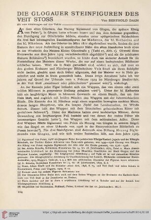 7: Die Glogauer Steinfiguren des Veit Stoss
