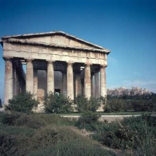 Athen. Tempel des Hephaistos (auch: Theseion). Ansicht von Westen. P5