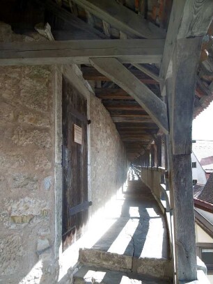 Rothenburg ob der Tauber: Stadtmauer/Wehrgang