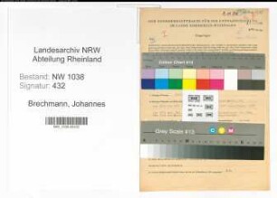 Entnazifizierung Johannes Brechmann , geb. 11.09.1915 (Polizist)