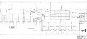 Stuttgart Hbf: Empfangsgebäude Kantine Gl.16 Küche Grundriss 2.Obergeschoß