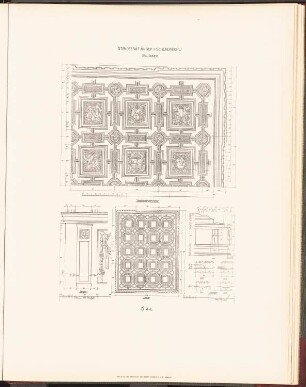 Standesamt an der Fischerbrücke, Berlin: Details Decke Trauzimmer (aus: Neubauten der Stadt Berlin, Bd. IV, 1905)