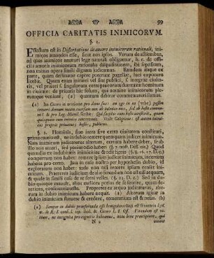 Officia Caritatis Inimicorum.