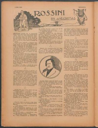 Rossini : En anécdotas