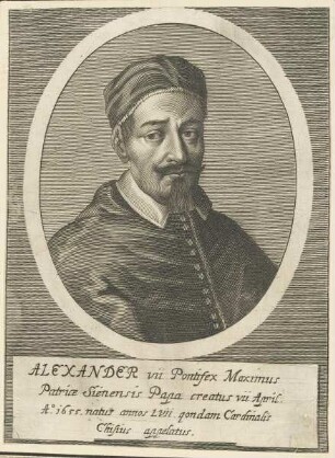 Bildnis des Alexander vii., Pontifex Maximus