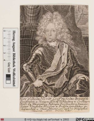 Bildnis Wilhelm Moritz Graf zu Solms (-Braunfels)