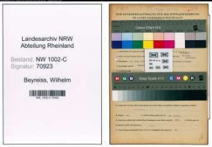 Entnazifizierung Wilhelm Beyreiss, geb. 29.06.1901 (Prokurist)