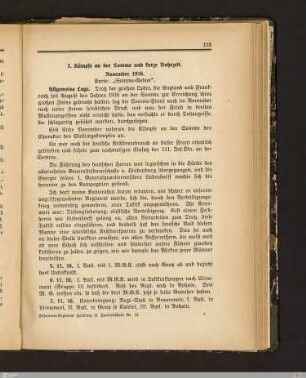 3. Kämpfe an der Somme und kurze Ruhezeit. November 1916