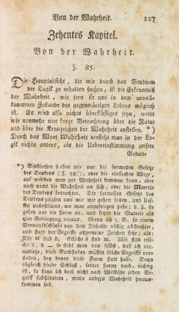 Zehentes Kapitel. Von der Wahrheit