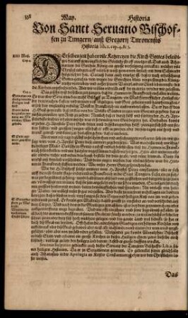 Von Sanct Servatio Bischoffen zu Tungern/ ...