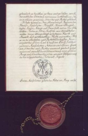 Bestallung des Karl Christian von Schloezer zum Kaiserlichen Notar