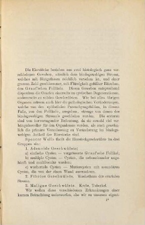 Zwei Fälle von Ovarialsarcom : Inaug.-Diss.