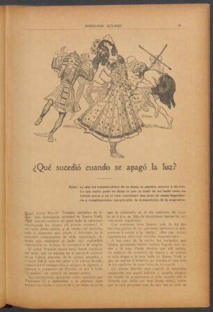 ¿Qué sucedió cuando se apagó la luz?