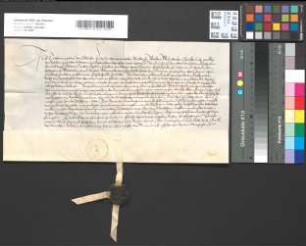 Eidesleistung der Katharina von Gleichen als Äbtissin von Vreden.