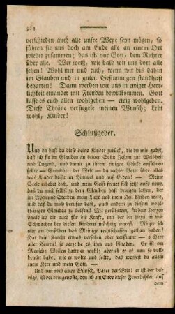 Schlußgebet