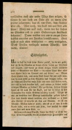 Schlußgebet
