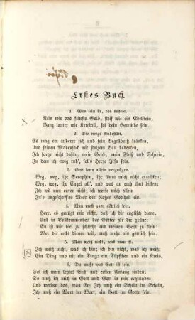 Johann Scheffler's (Angelus Silesius) sämmtliche poetische Werke, 2. [Cherubinischer Wandersmann ; Sinnliche Beschreibung der letzten vier Dinge]