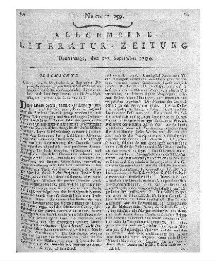 Éphémérides pour la jeunesse. Bd. 1-2. Ou lectures instructives et agréables pour chaque jour de l'année. Hamburg: Fauche 1790