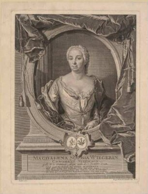 Bildnis Wieger, Magdalena Sophia, geb. Nitzsche