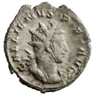Münze, Antoninian, 258 - 259 n. Chr.