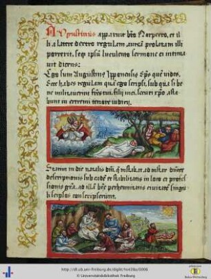 [1v] Augustinus apparuit beato Norperto.