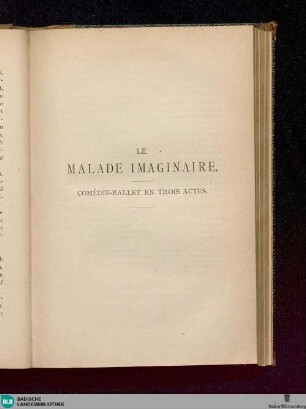 8: Le malade imaginaire
