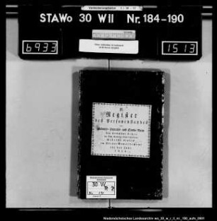 Zivilstandsregister Eimen (Kanton Eschershausen)
