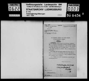 Wagnerinnung für den Oberamtsbezirk Neresheim