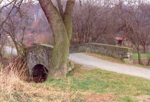 Brücke über die Werre. Detmold. Volkhausenstr. Papierabzug