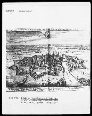 Plan der Stadt Elbing