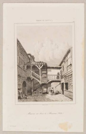 Maison en bois à Amiens (1555.)