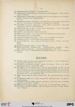 Bücher (Nr. 811-844)