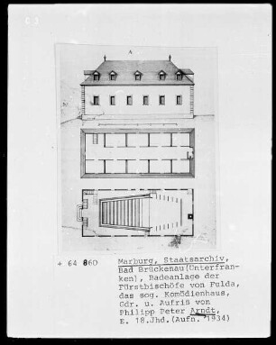 Badeanlage der Fürstbischöfe von Fulda, das Komödienhaus