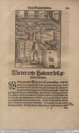 Wie der rohe Salpeter soll geläutert werden.