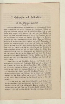 II. Geschichts- und Kulturbilder