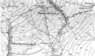 Mittelherwigsdorf-Oberseifersdorf. Meßtischblatt, Sekt. Oderwitz?, 1883