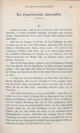 287-293 Das Copernicanische Sonnensystem :Schluß