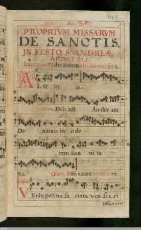 Proprium missarum de Sanctis