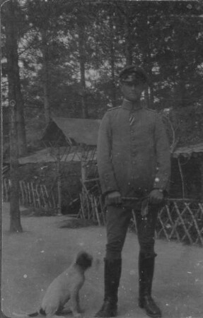 Erster Weltkrieg - "Kriegserinnerungen an Nordfrankreich und die Vogesen". "Vor Reims (Dép. Marne): Lange"