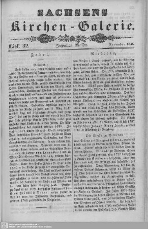 Zadel, Niederau, Oberau, Gröbern, Groß-Dobritz, Wendischbora : 32. Lieferung