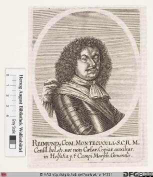 Bildnis Raimund Graf von Montecuccoli (1679 Reichsfürst), 1679 Herzog von Melfi