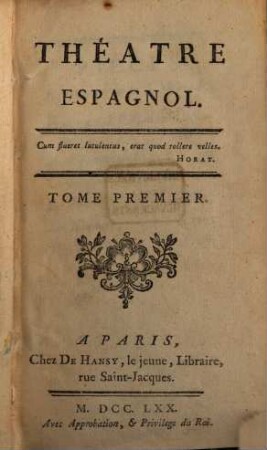 Théatre Espagnol, 1