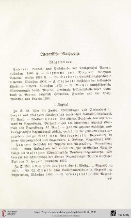 Literarische Nachweise