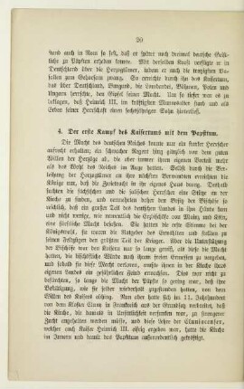 4. Der erste Kampf des Kaisertums mit dem Papsttum