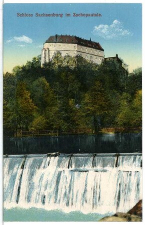 Sachsenburg. Schloss Sachsenburg im Zschopautal