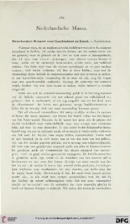Nederlandsch Museum voor Geschiedenis en Kunst - Aanwinsten