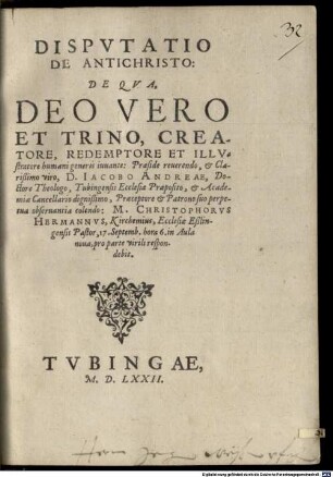 Disp. de antichristo
