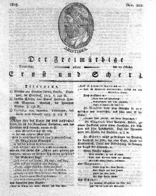 Nro. 202, Donnerstag den 19. Oktober